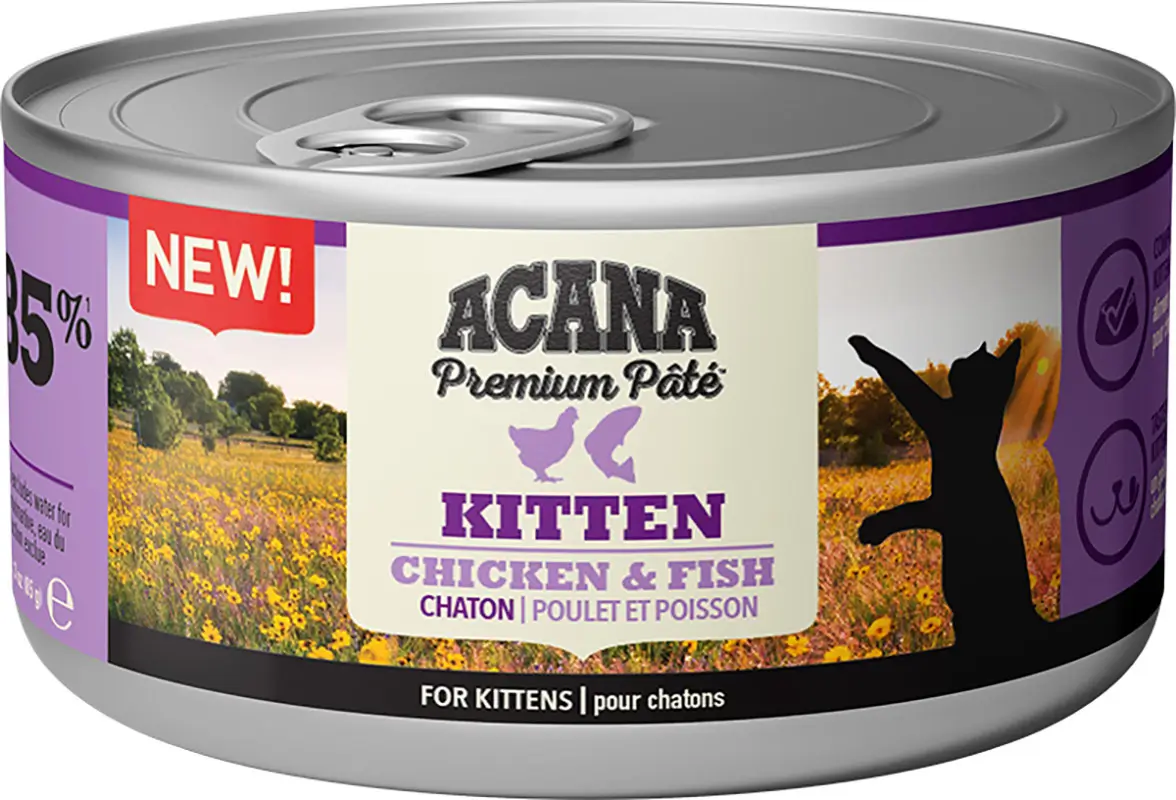 Acana Feline Premium Pate Kitten 24X85Grs nourriture humide pour chat - Image 2