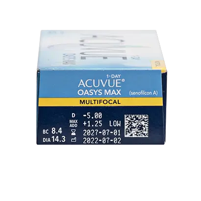 Acuvue 1 Day Oasys Max Daily Multifocal Lenses , 30 unités - Image 3