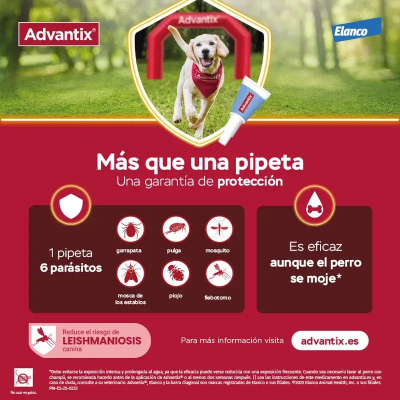 Pipette mono Advantix, 2,5 Ml 10-25Kg, 2 unités - Image 3