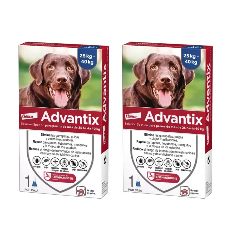 Pipette mono Advantix, 4,0 Ml +25Kg, 2 unités