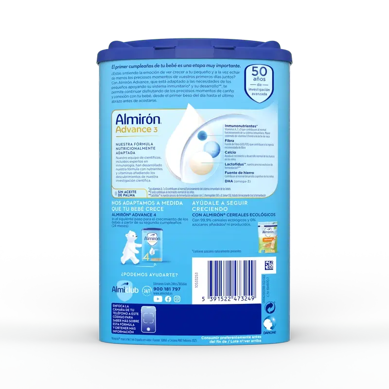 Almirón Advance 3, paquet de 6 x 800g - Image 5