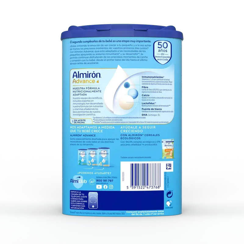Almirón Advance 4, paquet de 12 x 800g - Image 6