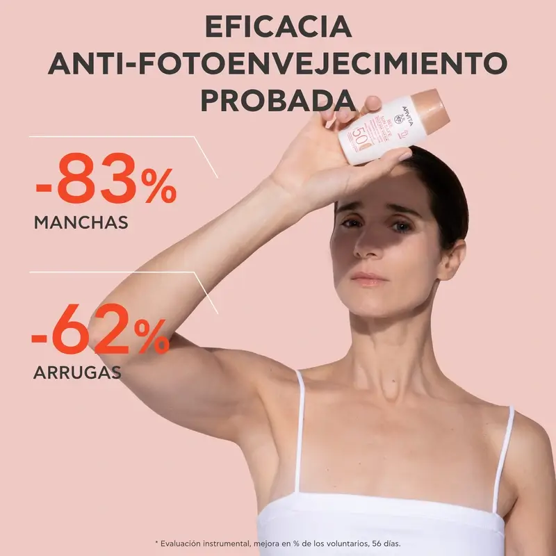 Apivita Apivita Daily Anti-Aging Repair With Colour Spf50, 50 ml - Image 3