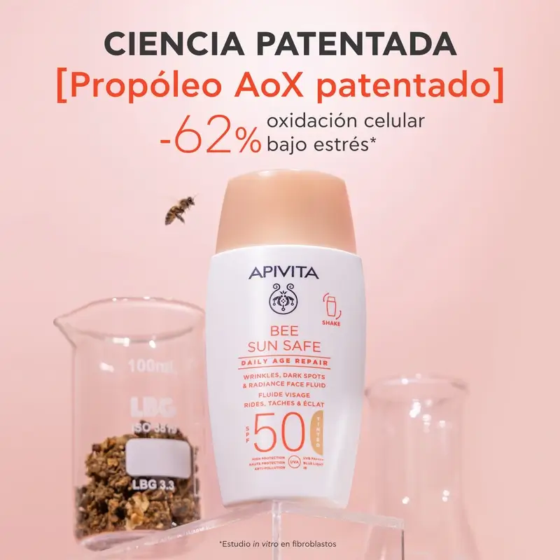 Apivita Apivita Daily Anti-Aging Repair With Colour Spf50, 50 ml - Image 5