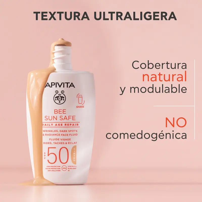 Apivita Apivita Daily Anti-Aging Repair With Colour Spf50, 50 ml - Image 6