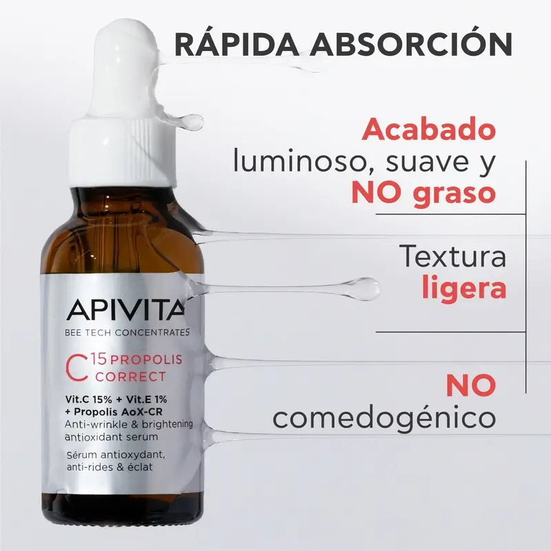 Apivita C15 Propolis Correct Sérum correcteur, 30 ml - Image 7