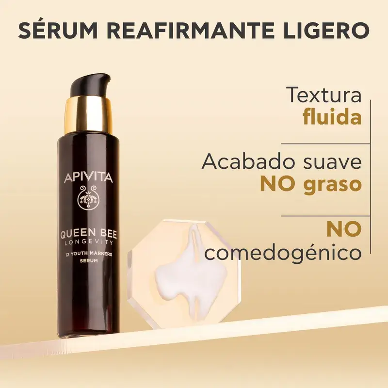 Apivita Queen Bee Longevity Serum 12 Youth Marker, 30 ml - Image 7