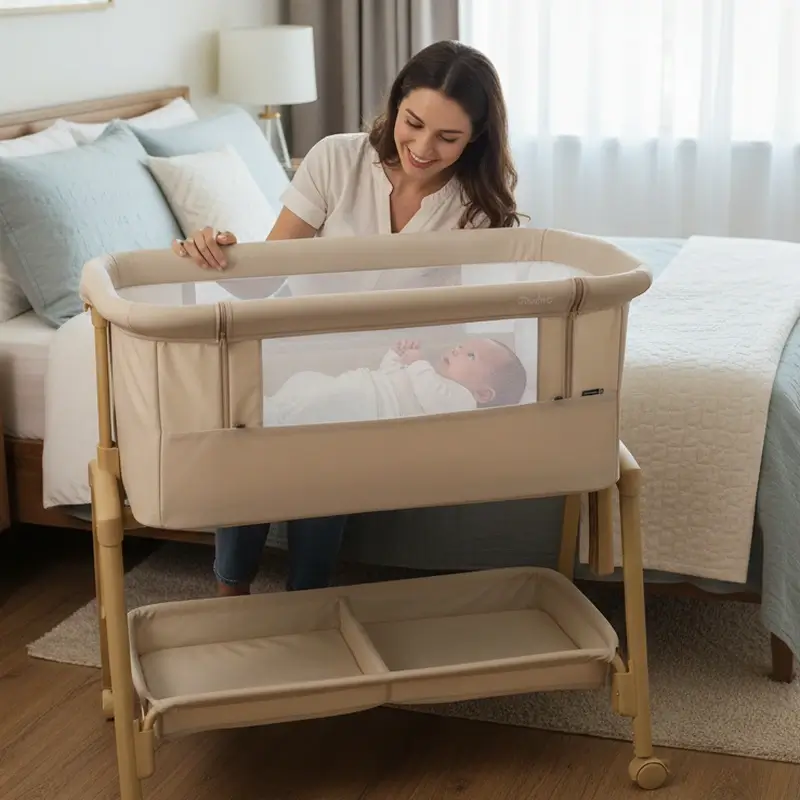Mini lit d'enfant Asalvo Smart Beige - Image 2