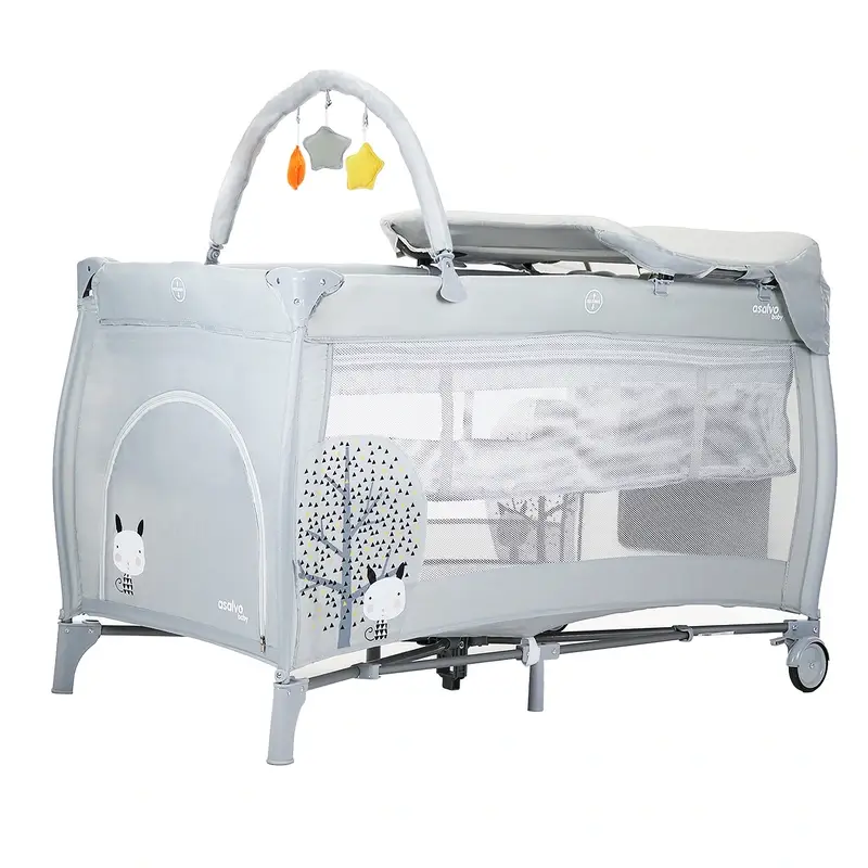 Asalvo Travel Crib Complete Nordic Travel Cot 18 - Image 2