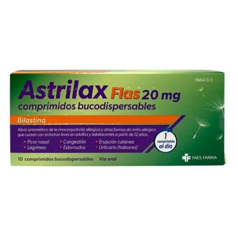 Astrilax Flas 20 Mg, 10 comprimés