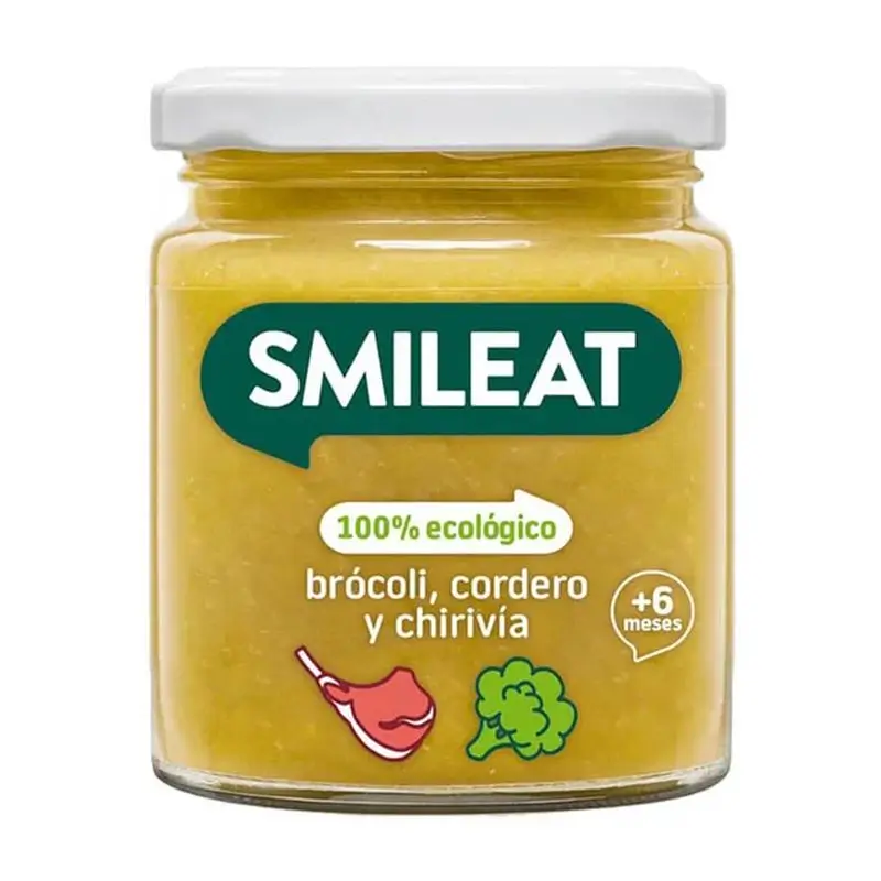 Brocoli à l'agneau et au panais Smileat Organic, 230 g