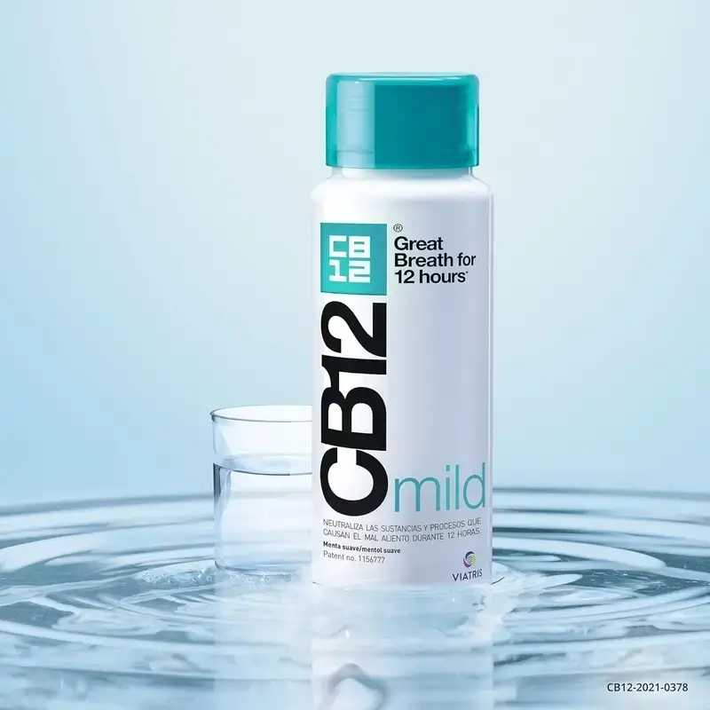 Cb12 Bain de bouche doux Bain de bouche halitose à la menthe douce, 2X250 Ml - Image 3