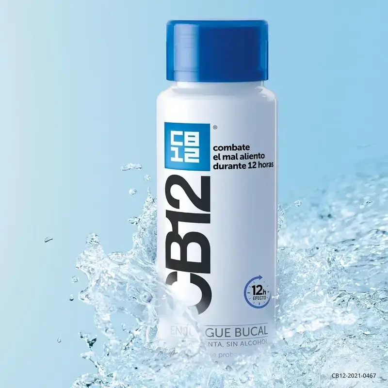 Cb12 Bain de bouche à la menthe Bain de bouche contre l'halitose aromatisé à la menthe, 2X250 Ml - Image 10