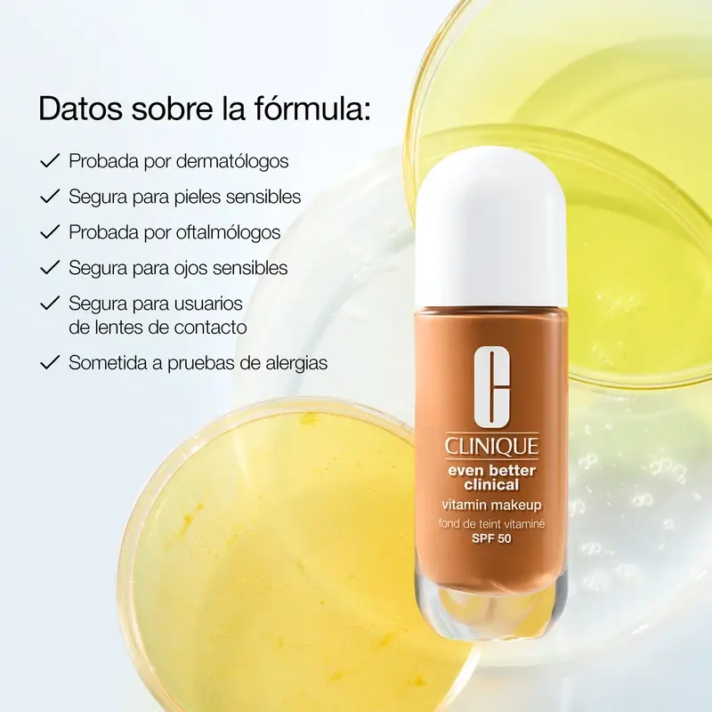 Clinique Even Better Vitamin Makeup Fond de teint Spf50 Light Medium Cool 5, 30 ml - Image 8