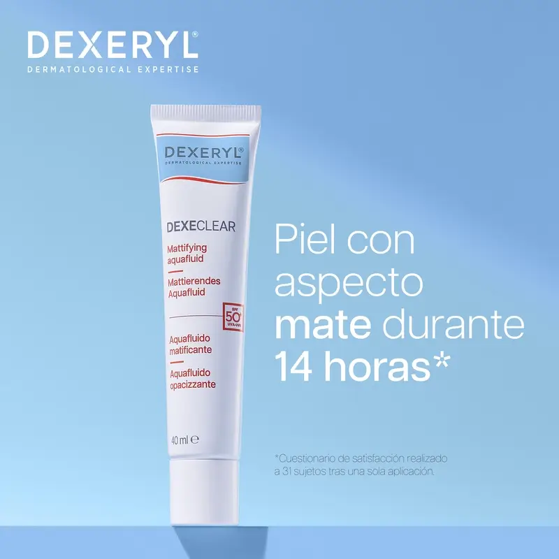 Dexeryl Dexeclear Aquafluid matifiant Spf50+ , 40 ml - Image 3