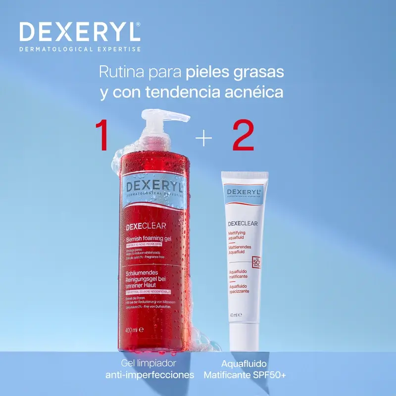 Dexeryl Dexeclear Aquafluid matifiant Spf50+ , 40 ml - Image 5