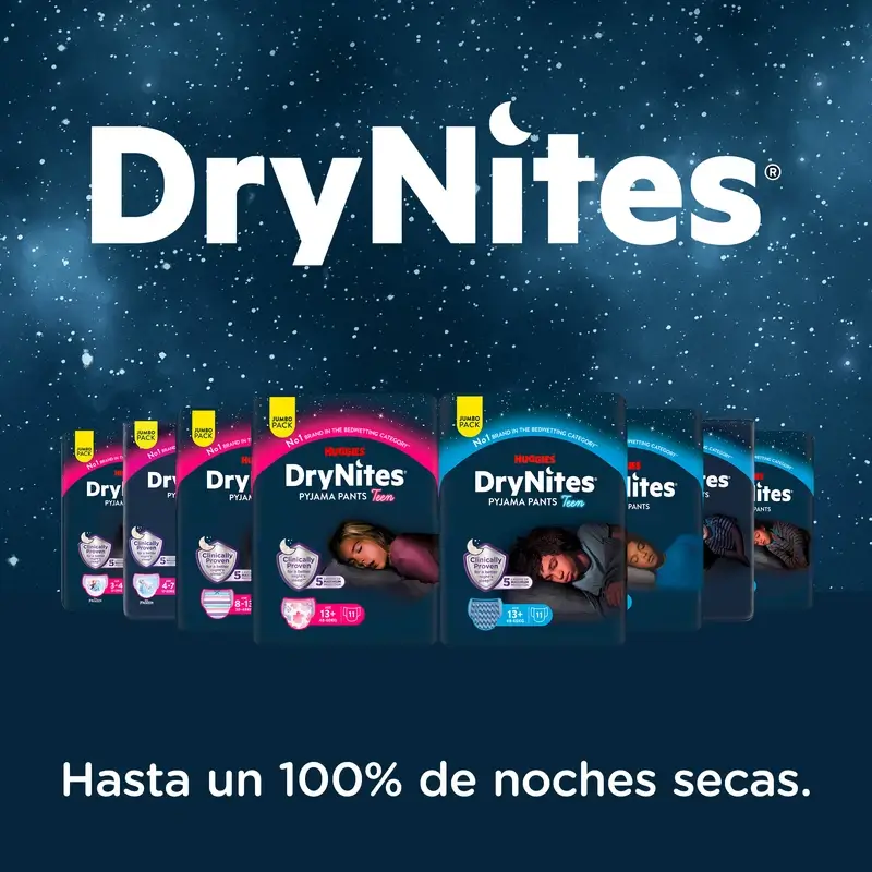 Couches de nuit pour filles Drynites Taille 8-13, 13 pièces - Image 6