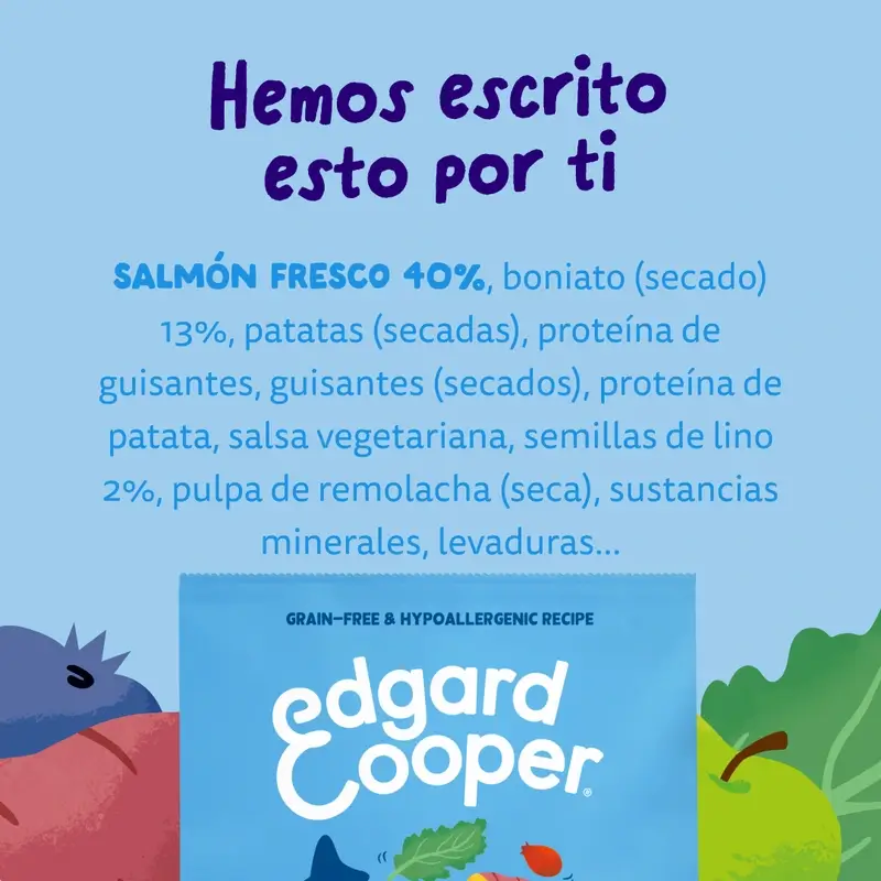 Edgard & Cooper Croquettes pour chiens miniatures adultes avec saumon frais, 0,7 kg - Image 11