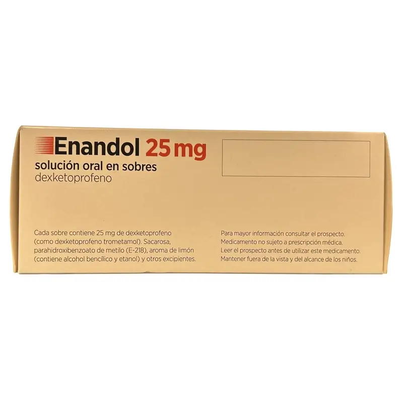 Enandol 25 Mg, 16 sachets solution orale - Image 2