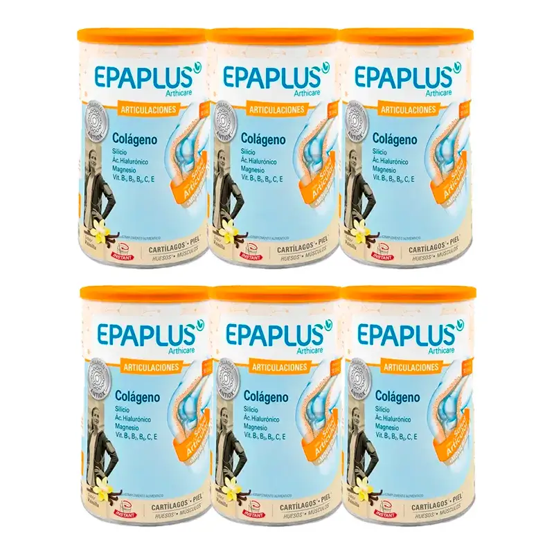 Epaplus Arthicare Collagen Vanilla Flavour, Pack 6 x 328 grammes