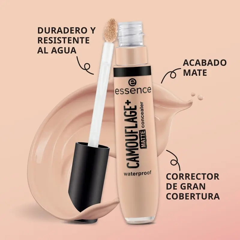 Essence Camouflage+ Matte Concealer 50, 8 ml - Image 6