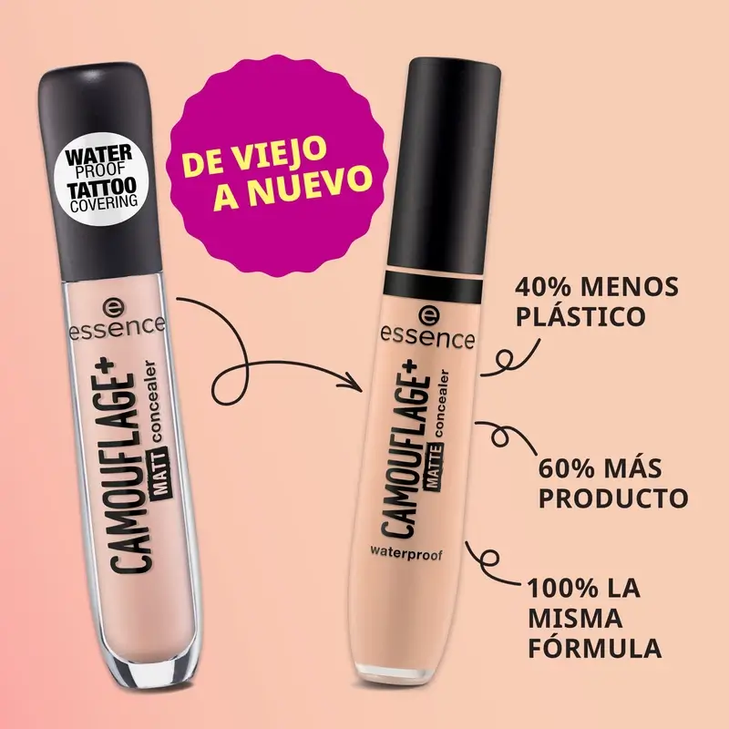 Essence Camouflage+ Matte Concealer 50, 8 ml - Image 7