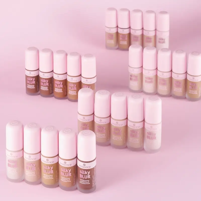 Essence Fond de teint hydratant longue tenue Silky Blur 110, 30 ml - Image 4