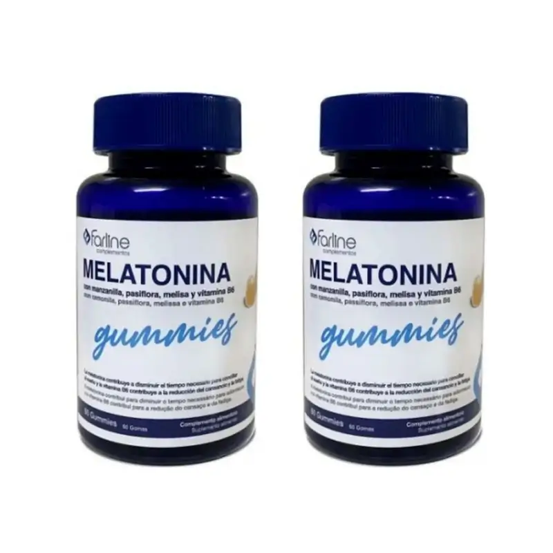 Farline Mélatonine, 2X60 Gummies