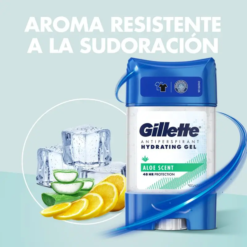 Gillette Déodorant Hydra Gel Anti Transpiration Aloe 70Ml - Image 5
