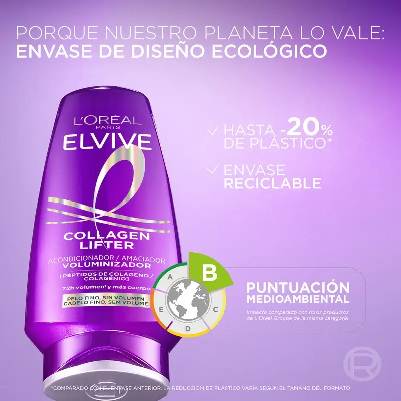 L'Oréal Paris Elvive Collagen Lifter Volumising Conditioner, 300 ml - Image 11