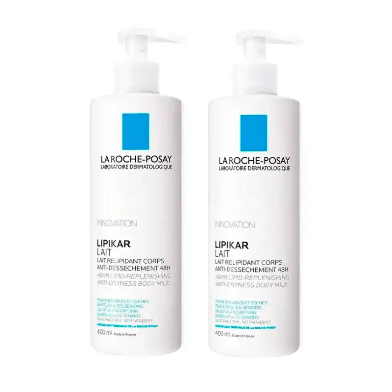 La Roche Posay Lipikar Lait, paquet de 2 x 400 ml