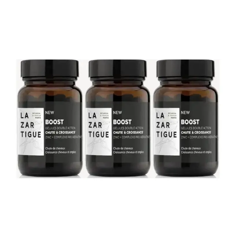 Lazartigue Gélules contre la chute des cheveux, Pack 3 x 30 gélules