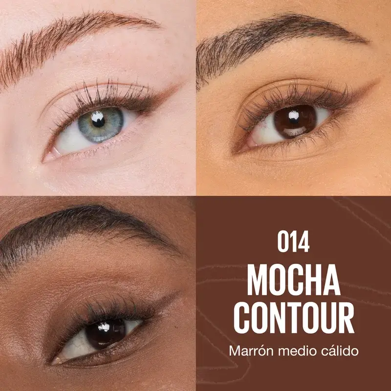 Maybelline New York Sculpting Stix Eyeliner 2 en 1, Mocha Contour 014, 0,7G - Image 4