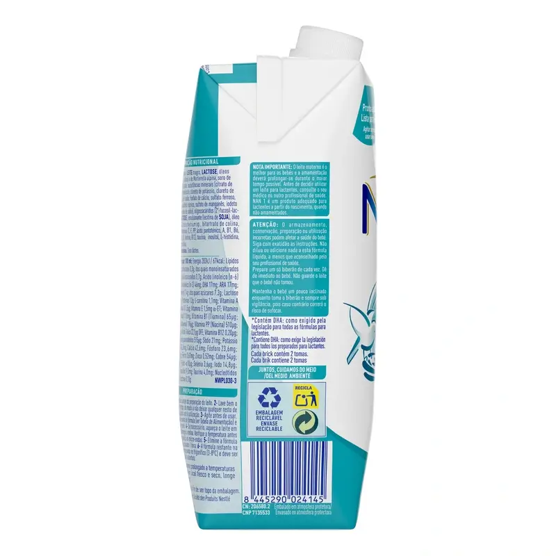 Nestlé Nan Optipro 1 liquide, 500 ml - Image 3