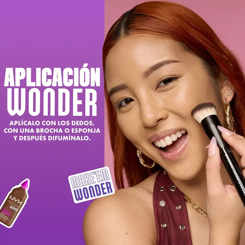 Nyx Cosmetics Make Em Wonder Fdt Gold Caramel, 30 ml - Image 7