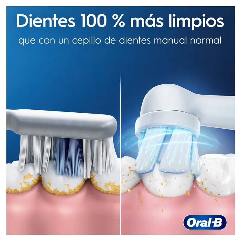 Brosse à dents électrique Oral B Braun Io2 White, 2 têtes de brossage, 1 paquet - Image 4