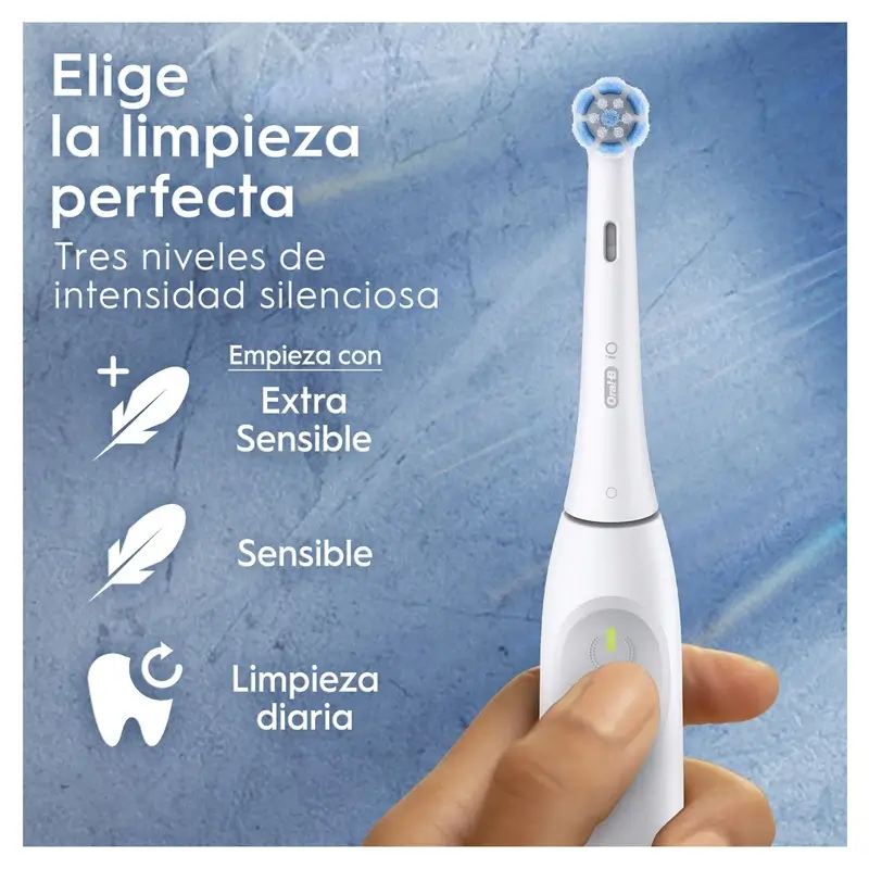 Brosse à dents électrique Oral B Braun Io2 White, 2 têtes de brossage, 1 paquet - Image 5