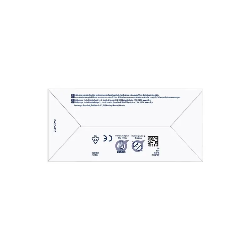Brosse à dents électrique Oral B Braun Io2 White, 2 têtes de brossage, 1 paquet - Image 8