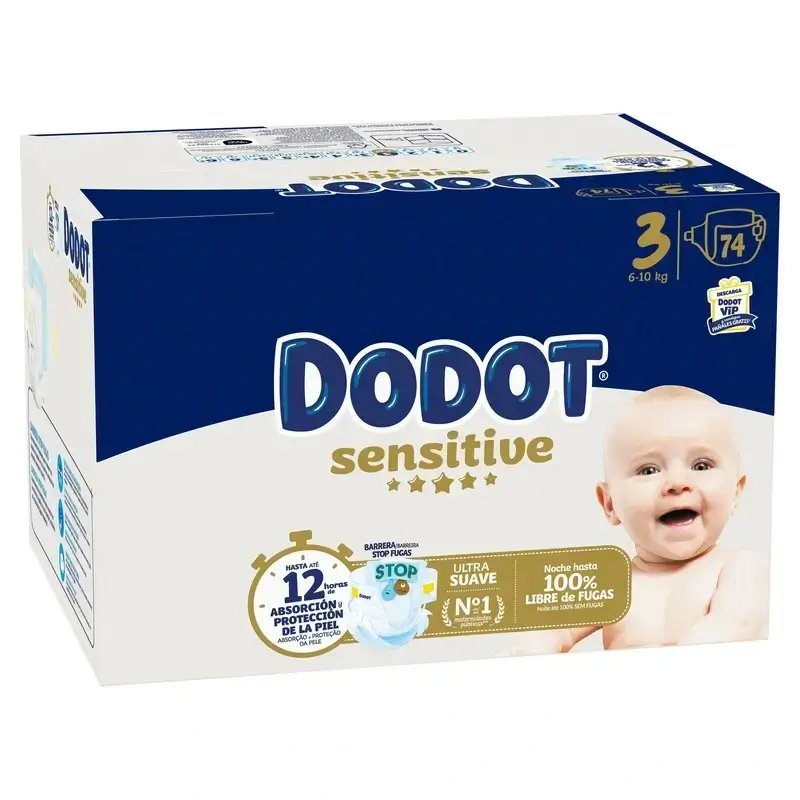Dodot Sensitive Taille 3, 148 couches - Image 3