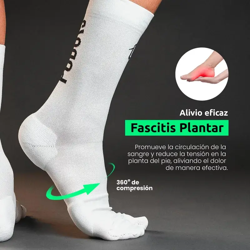 Podoks High Running Socks H5 White - Image 4