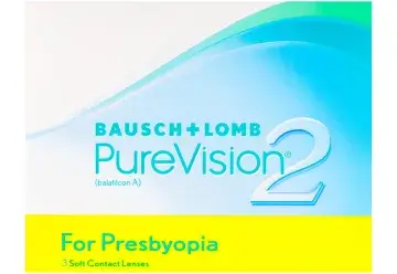 Lentilles mensuelles multifocales Purevision, 3 unités