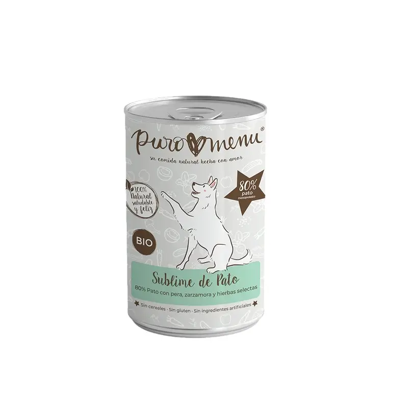 Puromenu Sublime Canard Bio , 6x400 grammes