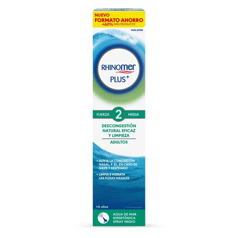Rhinomer Plus+ F2 Format d'épargne adulte, 200 ml - Image 2