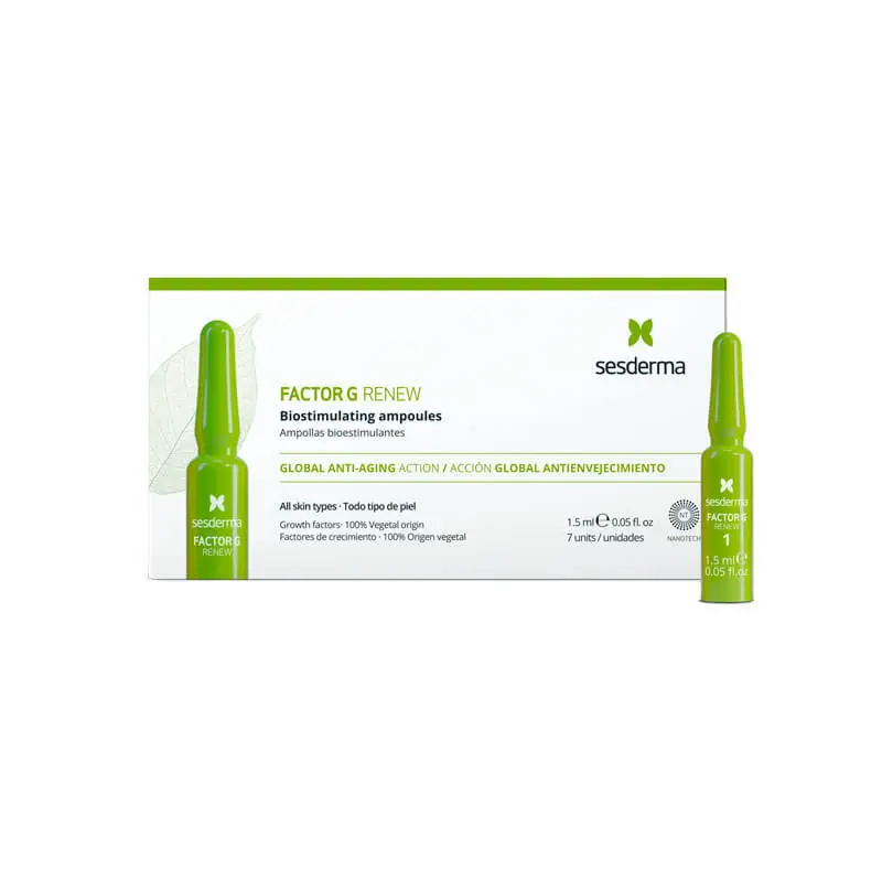 Sesderma factor g renew ampoules biostimulantes 7 ampoules x 1,5 ml - Image 2
