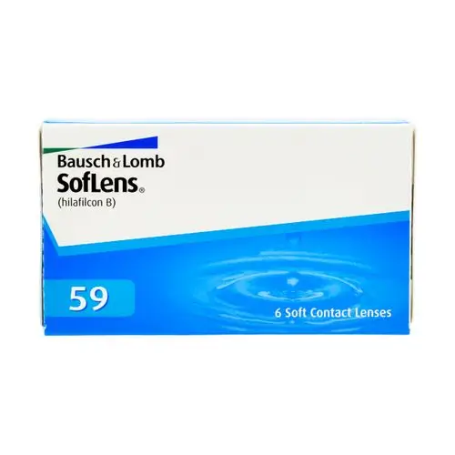 Soflens 59 Lentilles mensuelles sphériques, 6 unités