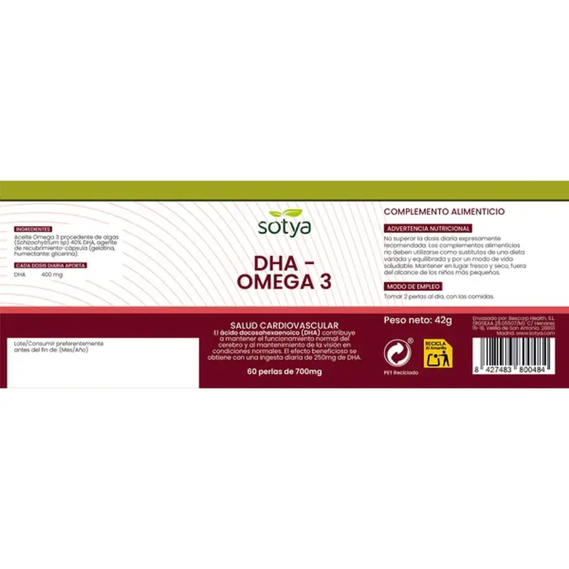 Sotya Dha 700 Mg , 60 gélules - Image 4