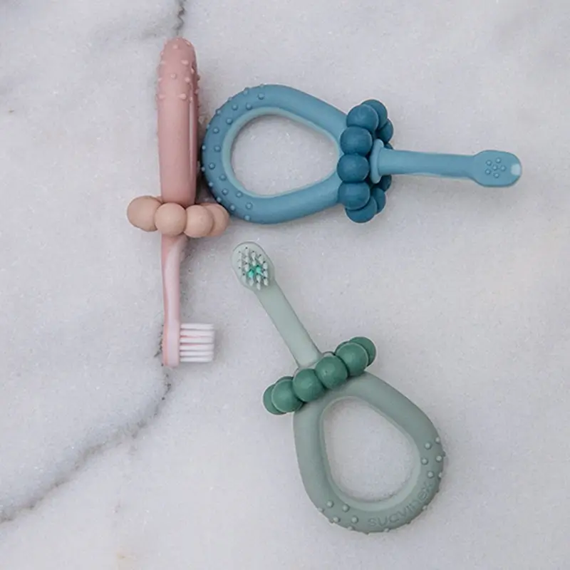 Brosse à dents Suavinex pour bébés 0-2 ans, bleu - Image 10