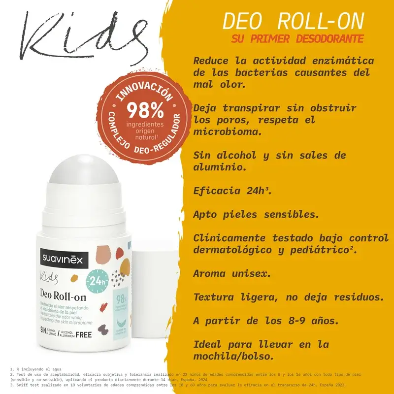 Suavinex Déodorant pour enfants, +8 ans, 50 Ml - Image 4