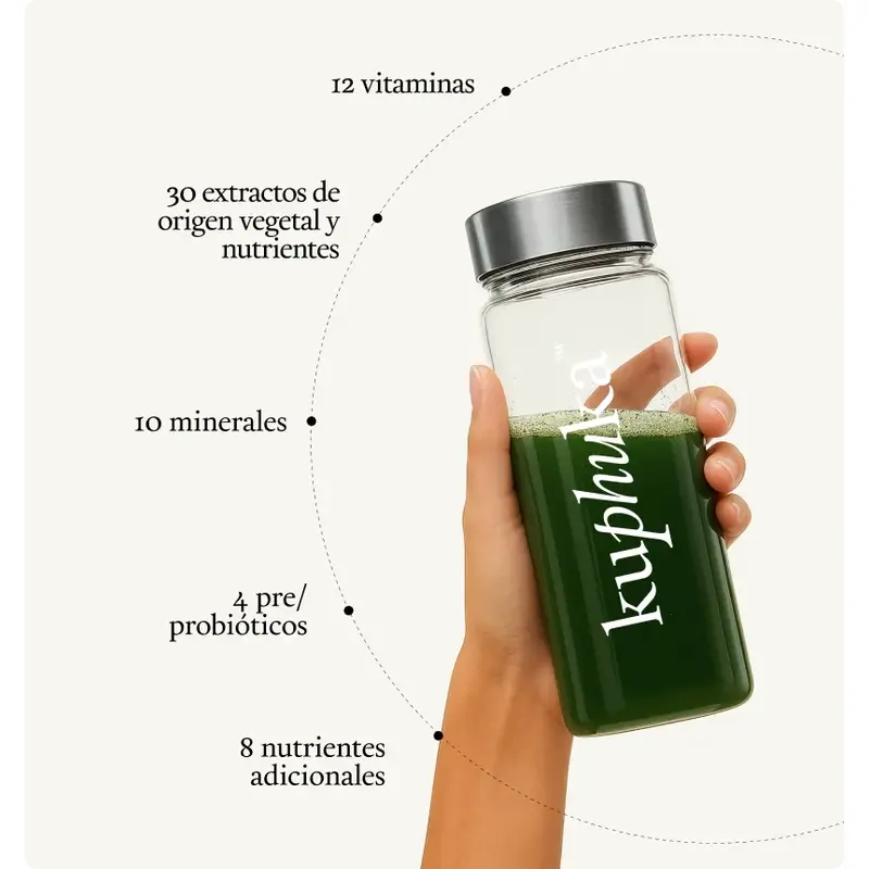 Supplément nutritionnel Kuphuka Greens 100% naturel et holistique Ananas et noix de coco, 411 grammes - Image 4