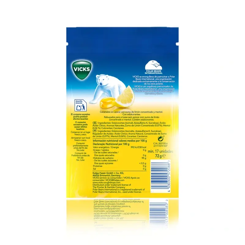 Vicks Candies Lemon , 72 grammes - Image 3